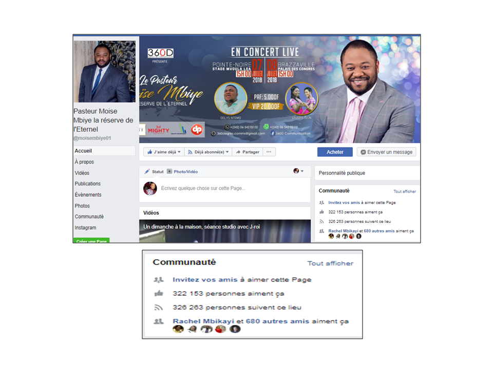 Compte Moise Mbiye
